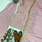 Pure Crepe Silk Embroidered Partywear Suit Set