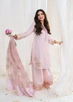 Pure Crepe Silk Embroidered Partywear Suit Set