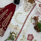 Pure Fendy Silk Embroidered Sharara Suit for Festive and Wedding Occasions