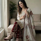 Pure Fendy Silk Embroidered Sharara Suit for Festive and Wedding Occasions
