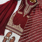 Pure Fendy Silk Handwork Sharara Suit for Festive and Wedding Occasions