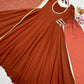Pure Fox Georgette Anarkali Gown Set with Dupatta