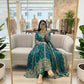 Pure Georgette Embroidered Anarkali Gown Set with Dupatta