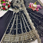 Pure Georgette Embroidered Anarkali Gown Set with Dupatta