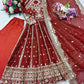 Pure Georgette Embroidered Anarkali Gown Set with Dupatta