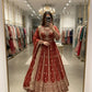 Pure Georgette Embroidered Anarkali Gown Set with Dupatta