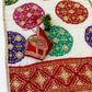 Pure Moss Chiffon Bandhani Saree with Gota patti Handwork and Aangi Blouse