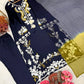 Pure Muslin Floral Print Partywear Gown Set