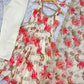 Pure Muslin Floral Print Partywear Gown Set