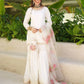 Pure Natural Crepe Embroidered Sharara Suit with Digital Print Dupatta – Festive & Party Wear