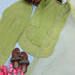Pure Natural Crepe Farshi Palazzo Set with 3 mm Sequence Embroidery and Organza Dupatta