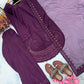 Pure Natural Crepe Farshi Palazzo Set with 3 mm Sequence Embroidery and Organza Dupatta