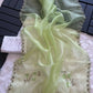 Pure Organza Saree With Jardoshi Hand Embroidery