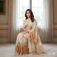 Pure Organza Silk Digital Printed Saree with Handwork