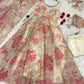Pure Organza Silk Printed Anarkali Set