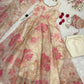 Pure Organza Silk Printed Anarkali Set