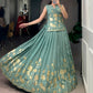 Pure Shimmer Embroidered Lehenga Set with Overlay Top – Wedding & Festive Wear