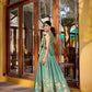 Pure Shimmer Embroidered Lehenga Set with Overlay Top – Wedding & Festive Wear