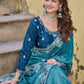 Pure Silk Embroidered Saree with Mono Silk Blouse