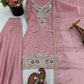 Pure Silk Embroidered Suit Set