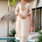 Pure Viscose Rayon Embroidered Kurta Set with Organza Dupatta