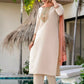 Pure Viscose Rayon Embroidered Kurta Set with Organza Dupatta