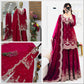 Purple Shimmer Satin Sharara Set with Dupatta