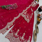 Purple Shimmer Satin Sharara Set with Dupatta