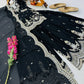 Purple Shimmer Satin Sharara Set with Dupatta