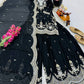 Purple Shimmer Satin Sharara Set with Dupatta