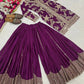 Purple Zari Cording Sharara