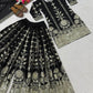 Purple Zari Cording Sharara