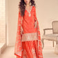 Radiant Festive Palazzo Suit Set for Wedding and Party Wear