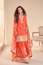 Radiant Festive Palazzo Suit Set for Wedding and Party Wear
