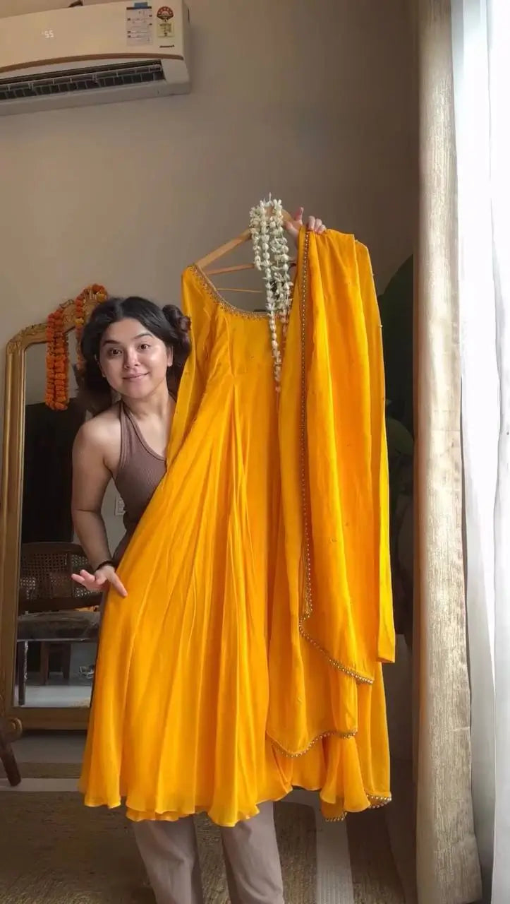 Radiant Grace Anarkali Suit Set