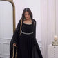 Radiant Grace Anarkali Suit Set with Diamond Lace Dupatta Festive Party Wear