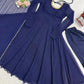 Radiant Grace Anarkali Suit Set with Diamond Lace Dupatta Festive Party Wear