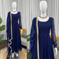Radiant Grace Anarkali Suit Set with Diamond Lace Dupatta Festive Party Wear