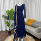 Radiant Grace Anarkali Suit Set with Diamond Lace Dupatta Festive Party Wear