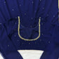 Radiant Grace Anarkali Suit Set with Diamond Lace Dupatta Festive Party Wear