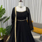 Radiant Grace Anarkali Suit Set with Diamond Lace Dupatta Festive Party Wear