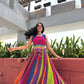 Rainbow Bandhani Lehenga Choli
