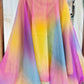 Rainbow Organza Lehenga Set for Party and Festive Wear