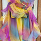 Rainbow Organza Lehenga Set for Party and Festive Wear