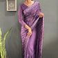 Rainbow Sequin Georgette Saree