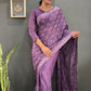 Rainbow Sequin Georgette Saree