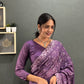 Rainbow Sequin Georgette Saree