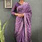 Rainbow Sequin Georgette Saree