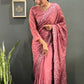 Rainbow Sequin Georgette Saree