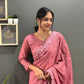 Rainbow Sequin Georgette Saree